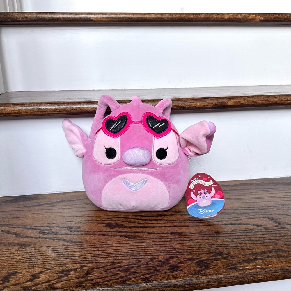 Disney Angel Squishmallows Valentines Day Squishmallow Plush NWT
